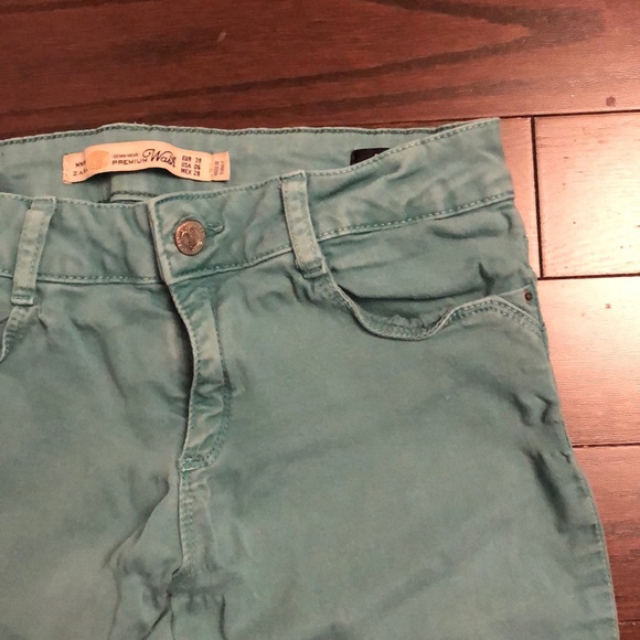 ZARA Mint Skinny Jeans - Picture 2 of 2
